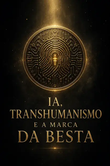 Capa do curso IA, Transhumanismo e a Marca da Besta